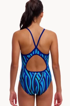 Girls Snork City Diamond Back One Piece|Funkita Best