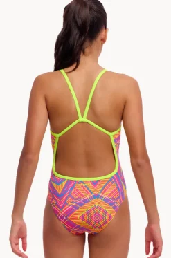 Girls Sound Stopper Single Strap One Piece|Funkita New