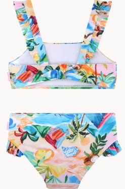 Girls South Pacific Frill Crop Set|Seafolly Girls Discount