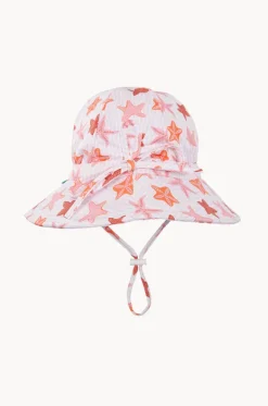 Girls Starfish Wide Brim Swim Hat|Acorn Sale