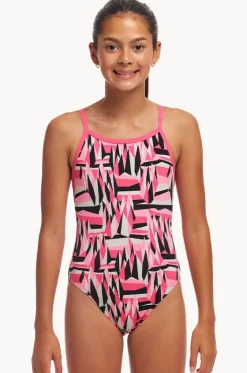 Girls Sugar Hits Single Strap One Piece|Funkita Online