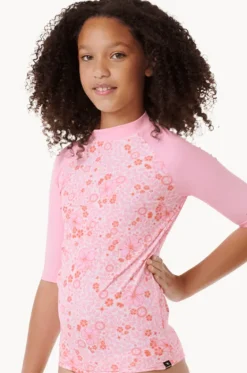 Girls Summer Sol Short Sleeve Suntop|Rip Curl Discount