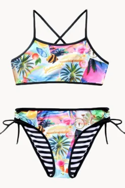 Girls Summer Vacay Reversible Crop Set|Salty Ink Sale