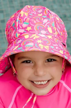 Girls Summertime Ponytail Bucket Sunhat|Bedhead Online