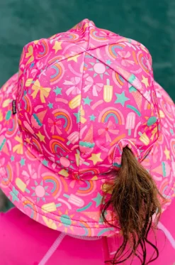 Girls Summertime Ponytail Bucket Sunhat|Bedhead Online