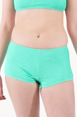 Girls Textured Boyleg|Base Swim