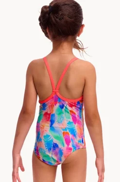Girls Tickle Pink One Piece|Funkita Outlet