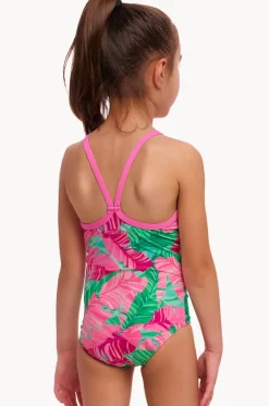 Girls Tropic Palm One Piece|Funkita Hot