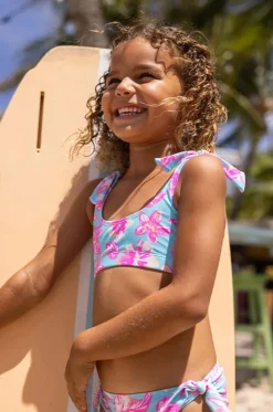 Girls Tropical Glow Crop Set|Snapper Rock Sale