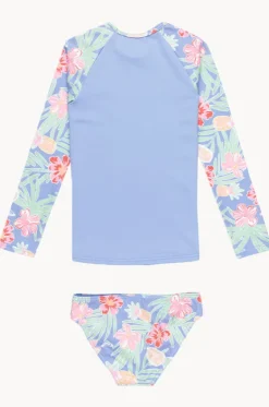 Girls Tropical Story Suntop Set|Roxy