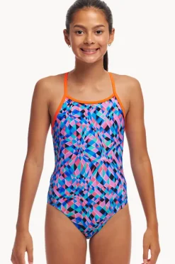 Girls Warp Tour Diamond Back One Piece|Funkita Hot
