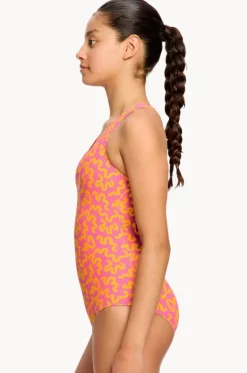 Girls Wavy Racerback One Piece|Modibodi Hot