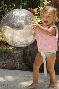 Glitter Cotton Candy 3D Inflatable Beach Ball|Sunny Life Online