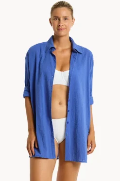 Heatwave Cover Up Shirt|Sea Level Hot