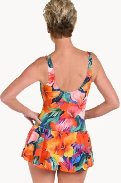 Hibiscus Honey Swim Dress|Maxine Best