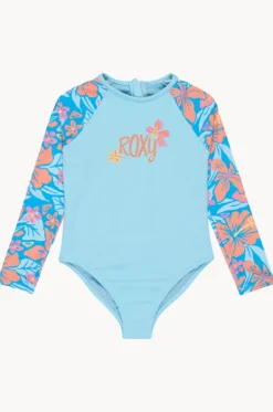 Hibiscus Hugs Long Sleeve Sunsuit|Roxy Discount