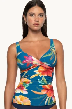 Hula Hula Louise Ruched Singlet|Nip Tuck Best