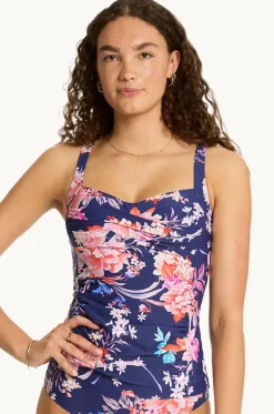 Indochine Twist Front Tankini Separate|Sea Level New