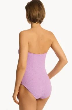 Interlace Seamless Bandeau One Piece|Sea Level Clearance