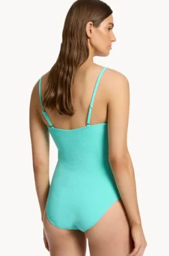 Isla Rib Minimal Tank One Piece|Jets Online