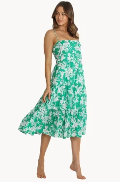 Island Girl Shoe String Midi Dress|Sunseeker Outlet