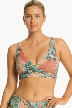 Java Cross Front Bra|Sea Level Outlet