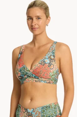 Java Cross Front Bra|Sea Level Outlet