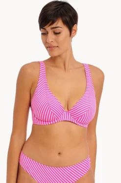 Jewel Cove Stripe H Cup Plunge Bra|Freya Discount