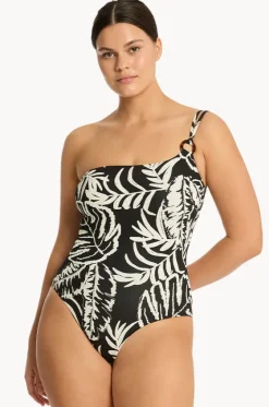 Jungle Book One Shoulder Ring One Piece|Sea Level Sale