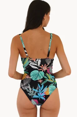 Jungle F/G Cup Tie Front One Piece|Moontide Clearance