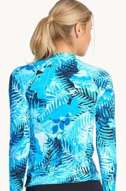 Keanu Long Sleeve Suntop|Jantzen Hot