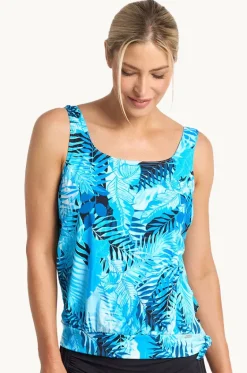 Keanu Scoop Neck Blouson Tankini Separate|Jantzen