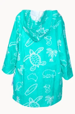 Kids Australia Hooded Towel Robe 5-7Y|Back Beach Co