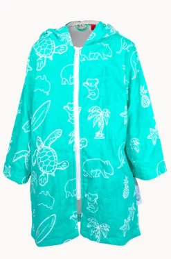 Kids Australia Hooded Towel Robe 3-5Y|Back Beach Co