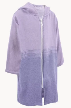 Kids Fade Hooded Towelling Robe 5-7Y|Back Beach Co Hot