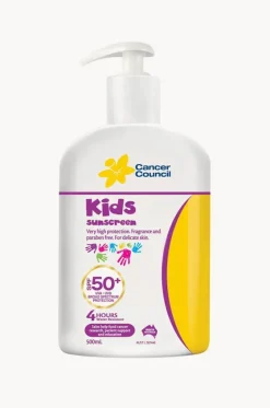 Kids Sunscreen Pump 50+ 500ml|Cancer Council Australia Discount
