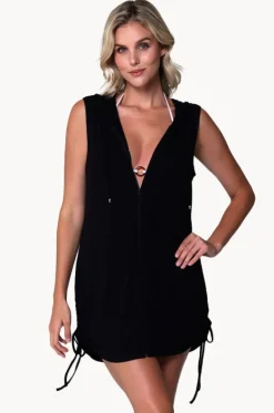 Kira Slub Sleeveless Zip Hoodie|J.valdi Online