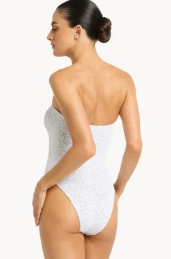 Leopard Fane Bandeau One Piece|Bond-eye Discount