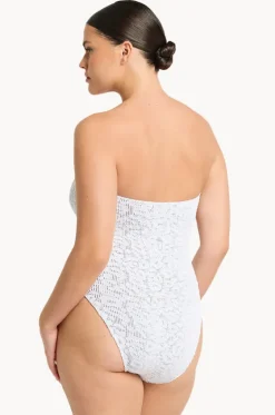 Leopard Fane Bandeau One Piece|Bond-eye Discount