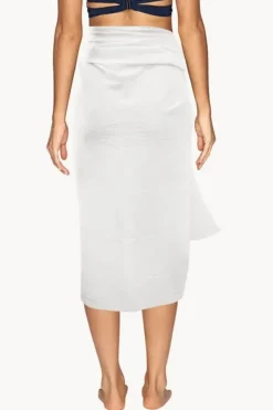 Long Plain Fringed Sarong|Sundrenched New