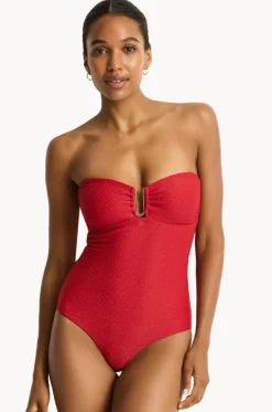 Luminara U Bar Bandeau One Piece|Sea Level Clearance