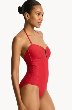 Luminara U Bar Bandeau One Piece|Sea Level Clearance