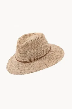 Magdalena Raffia Adjustable Fedora|Rigon Discount