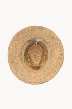 Magdalena Raffia Adjustable Fedora|Rigon Discount