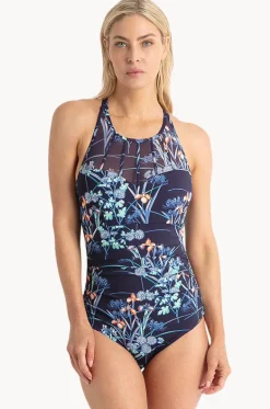 Maja High Neck Cross Strap One Piece|Jantzen Online