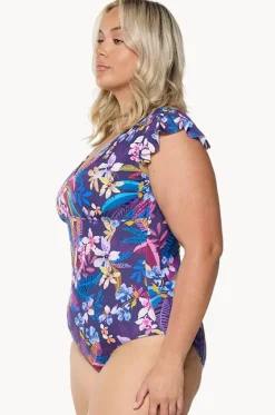 Majorca Frill V Neck One Piece|Capriosca Hot