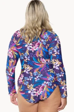 Majorca Long Sleeve Sunsuit|Capriosca Online