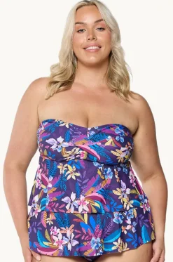 Majorca Tiered Bandeau Tankini Separate|Capriosca