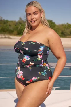 Malibu Twist Front Bandeau One Piece|Capriosca Discount