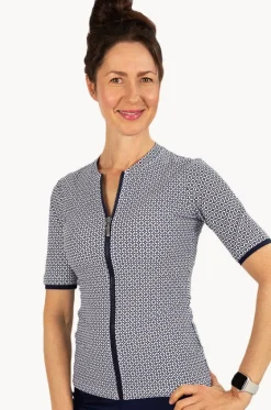 Mamiko Short Sleeve Suntop|Babes In The Shade Online